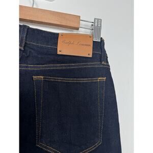 Ralph Lauren Purple Label Ankle Jeans Women’s 27 Dark Blue Made In Italy Luxury